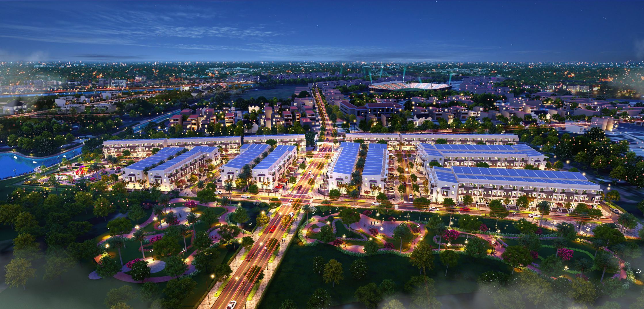 Dự án Thành Đô có tổng vốn đầu tư hơn 350 tỷ đồng được xây dựng theo mô hình khu đô thị thông minh.