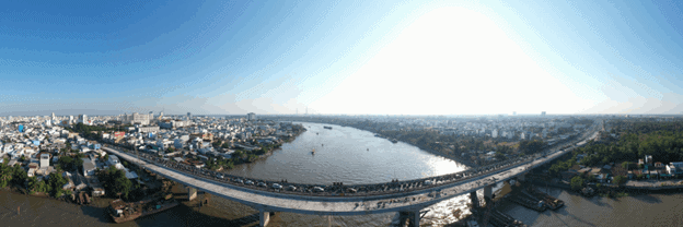 Cầu Quang Trung mới đã hoàn thành 82% khối lượng và sẽ hoàn thành vào cuối năm nay tạo đà cho bất động sản Cần Thơ sôi động trở lại