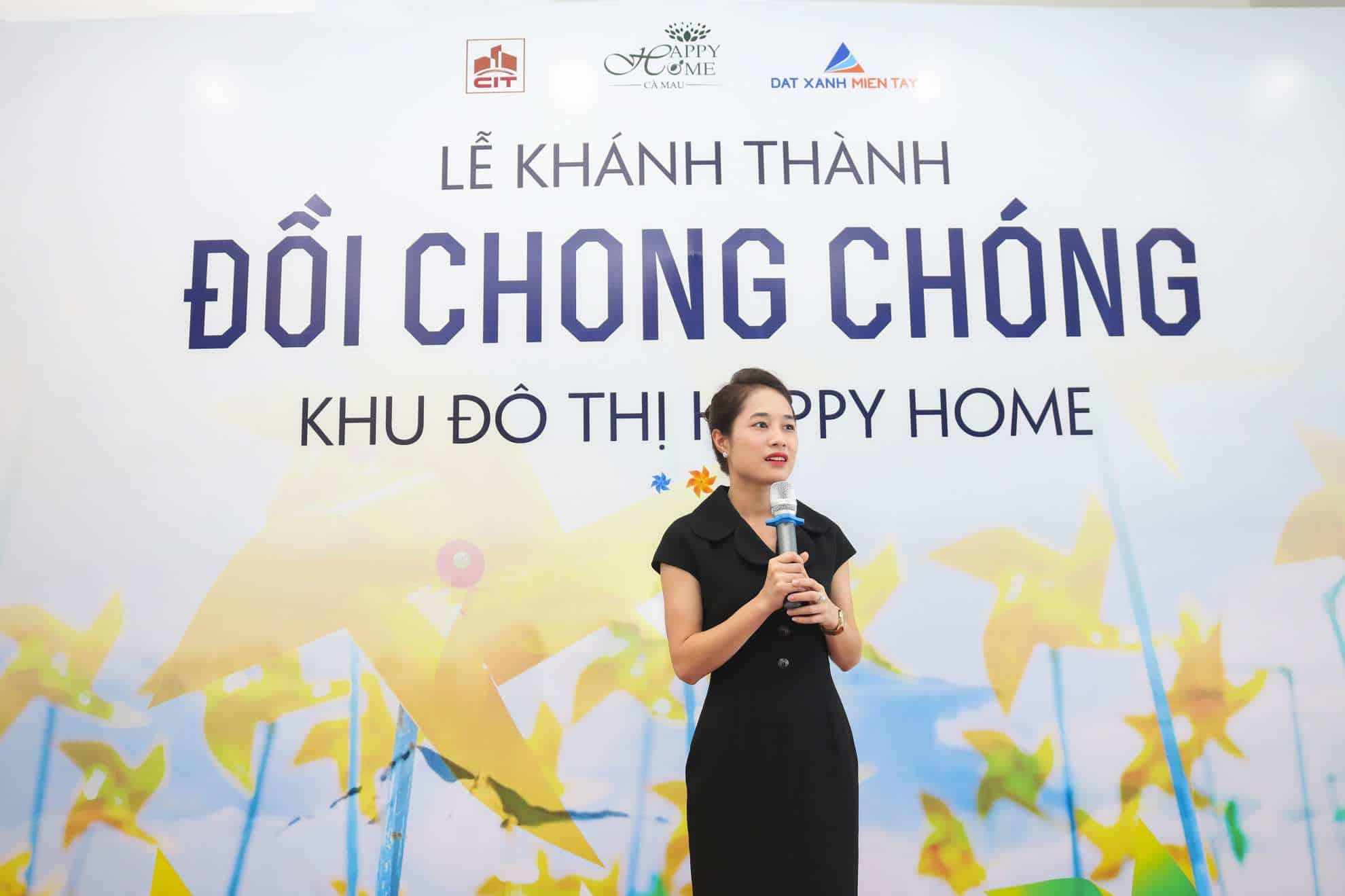 Bà Phùng Thị Phượng - Phó TGĐ ĐXMT nhìn nhận tiềm năng Happy Home rất lớn từ tốc độ phát triển hạ tầng giao thông Cà Mau