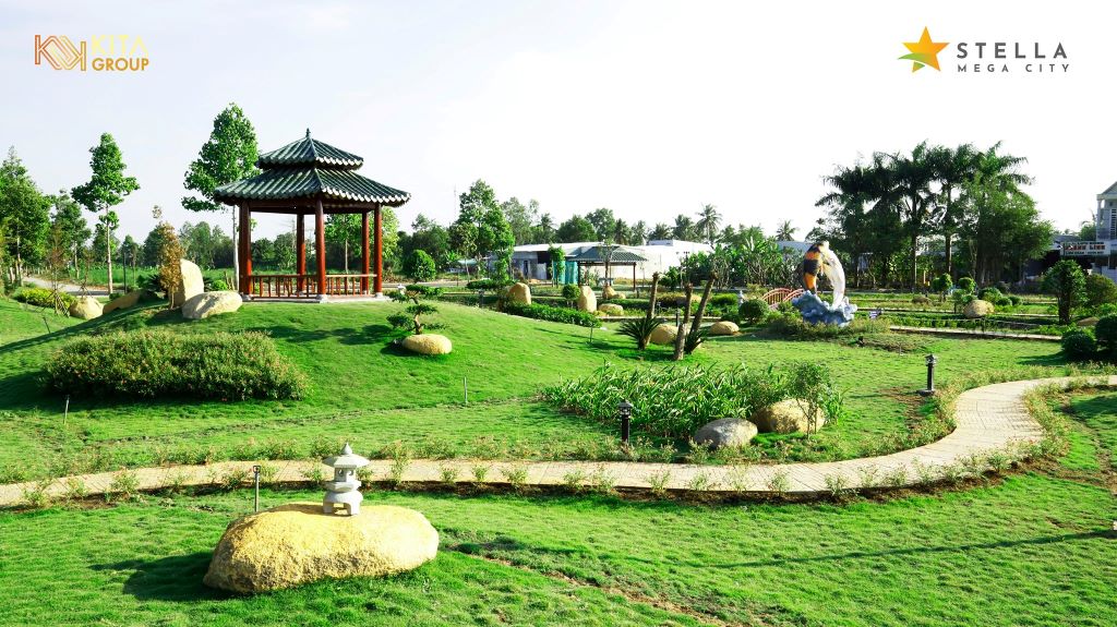 Khung cảnh thanh bình và hữu tình tại Công viên Zen Garden